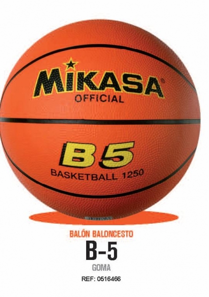 BALÓN MINIBASKET MIKASA "B-5" GOMA 0516466